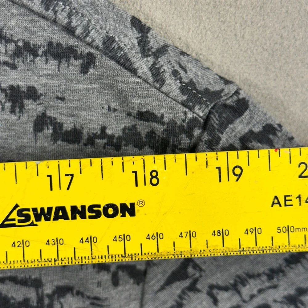 Adidas Polo Shirt Mens L Grey Black Go-To Printed Abstract Golf New MSRP 80